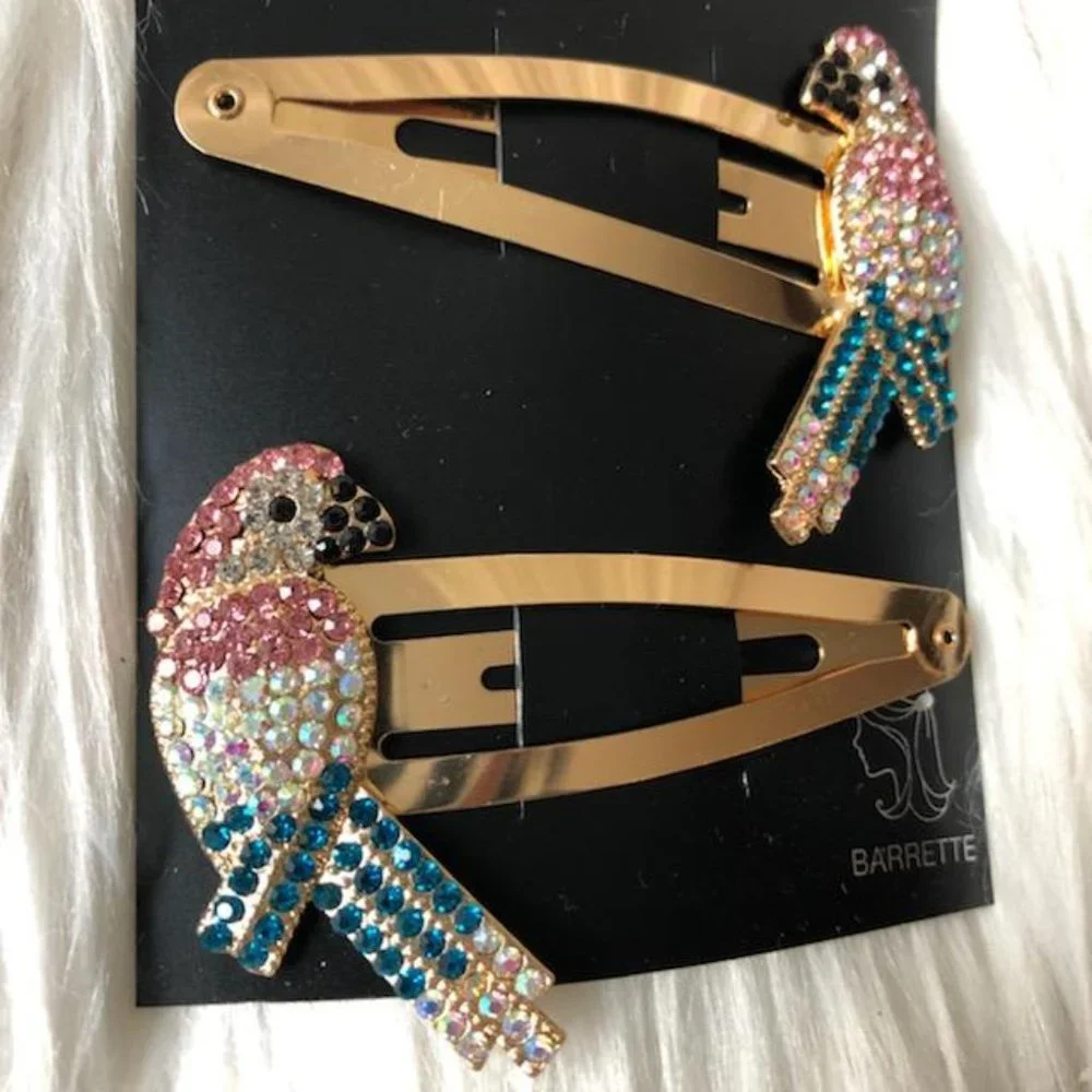 INC Parrot Hair Clip Set